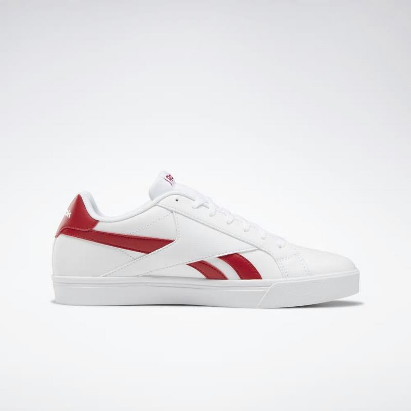 Reebok Royal Complete 3.0 Low Shoes Womens White/Red India RO7573XU